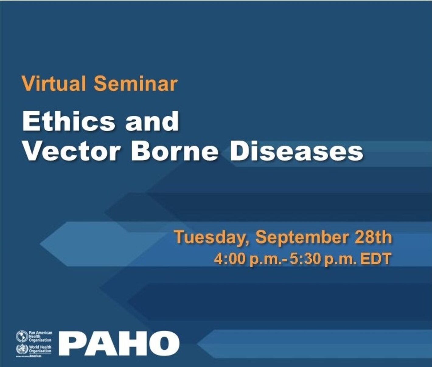 Virtual Seminar: Ethics and Vector Borne Diseases 