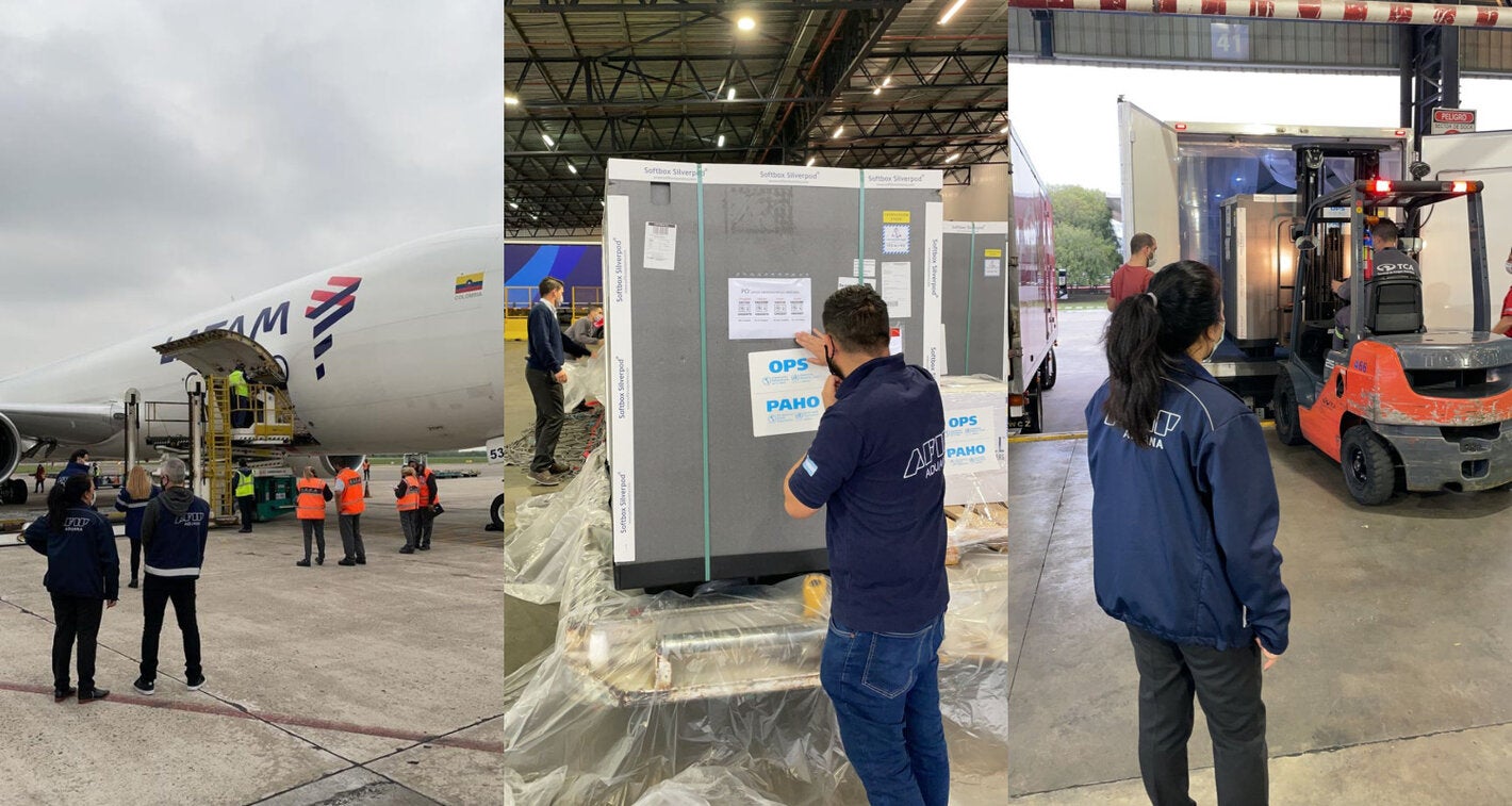 Argentina recibe segunda donación de más de 900 mil vacunas de España a través de COVAX