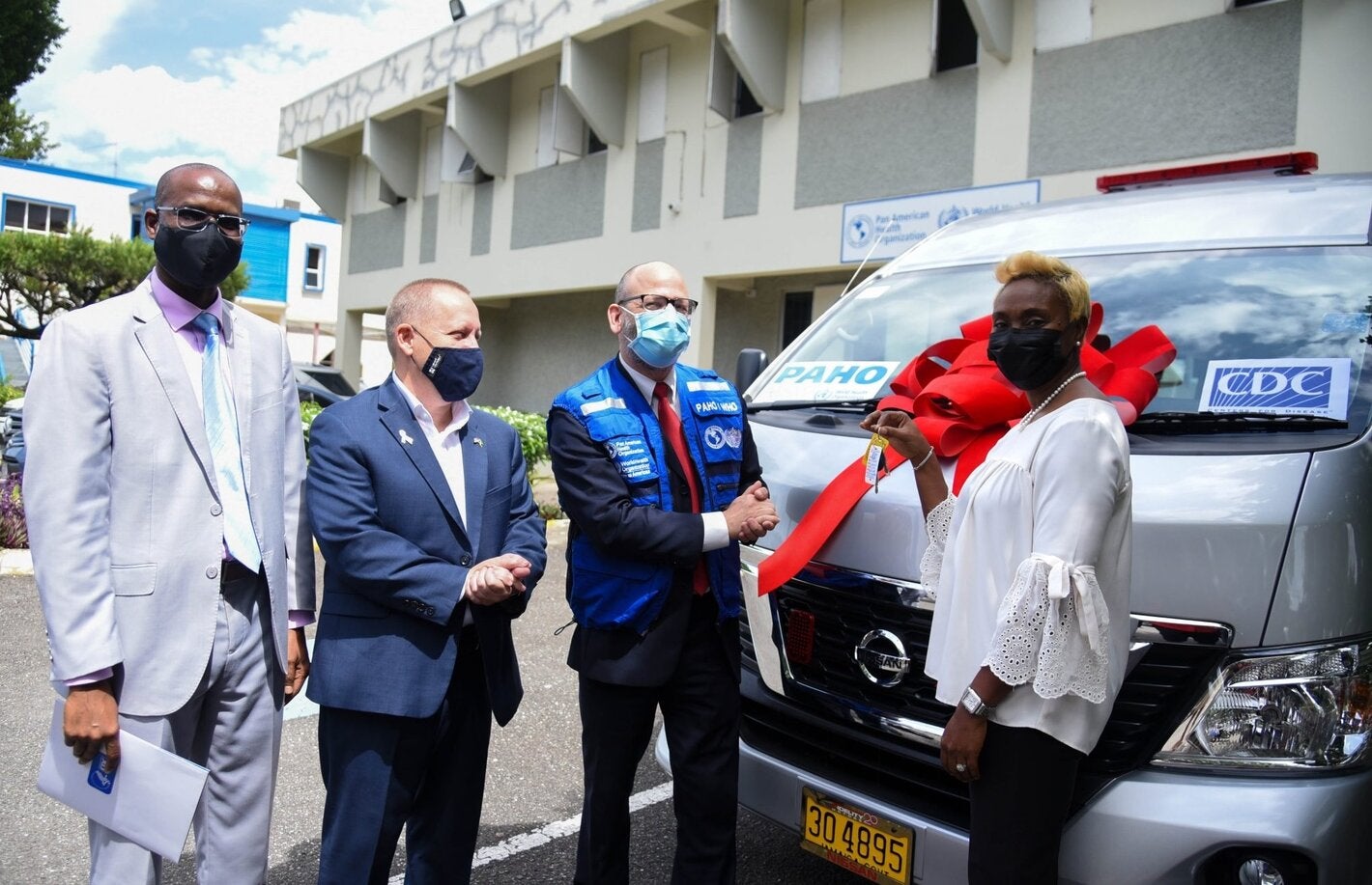 Image of PAHO-CDC Donation to Jamaica's Ministry of Health and Wellness