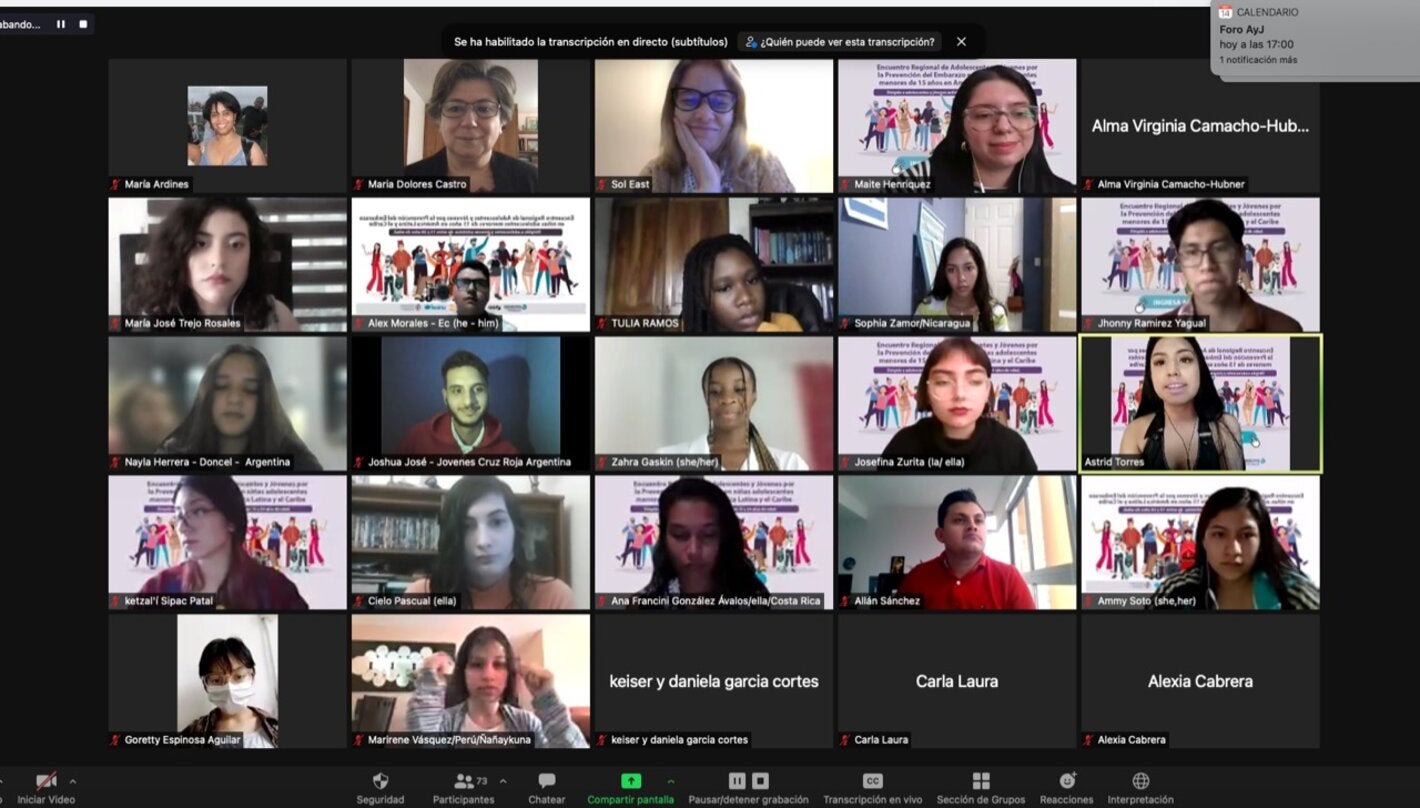 Encuentro de adolescentes