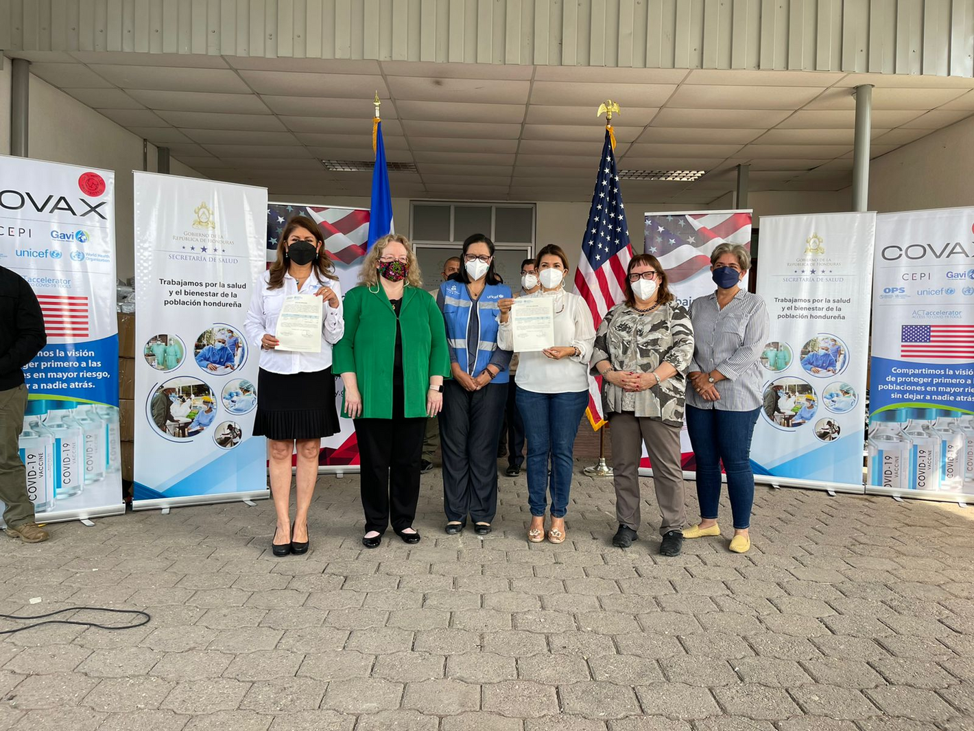 Entrega de vacunas COVAX-USA