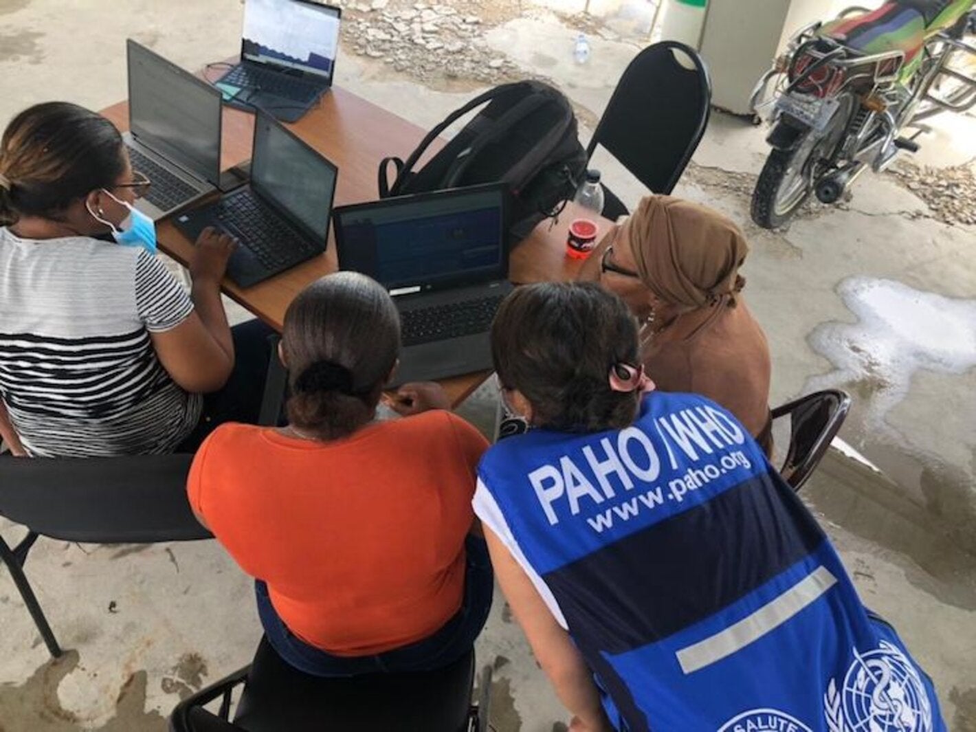 PAHO training on how to use EWARS