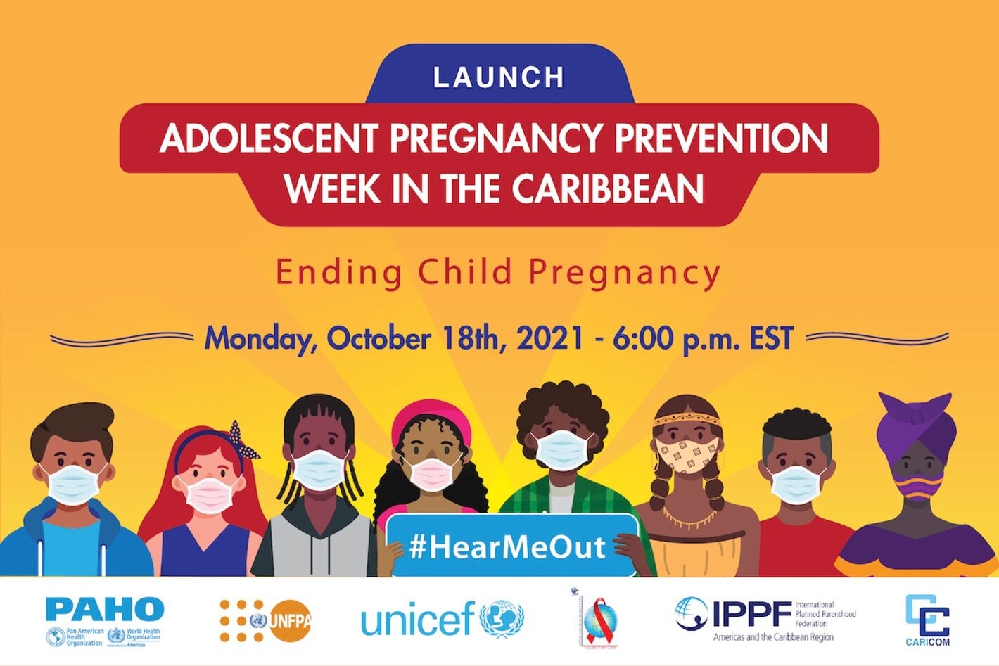 Launch of Adolescent Pregnancy Prevention Week in the Caribbean PAHO