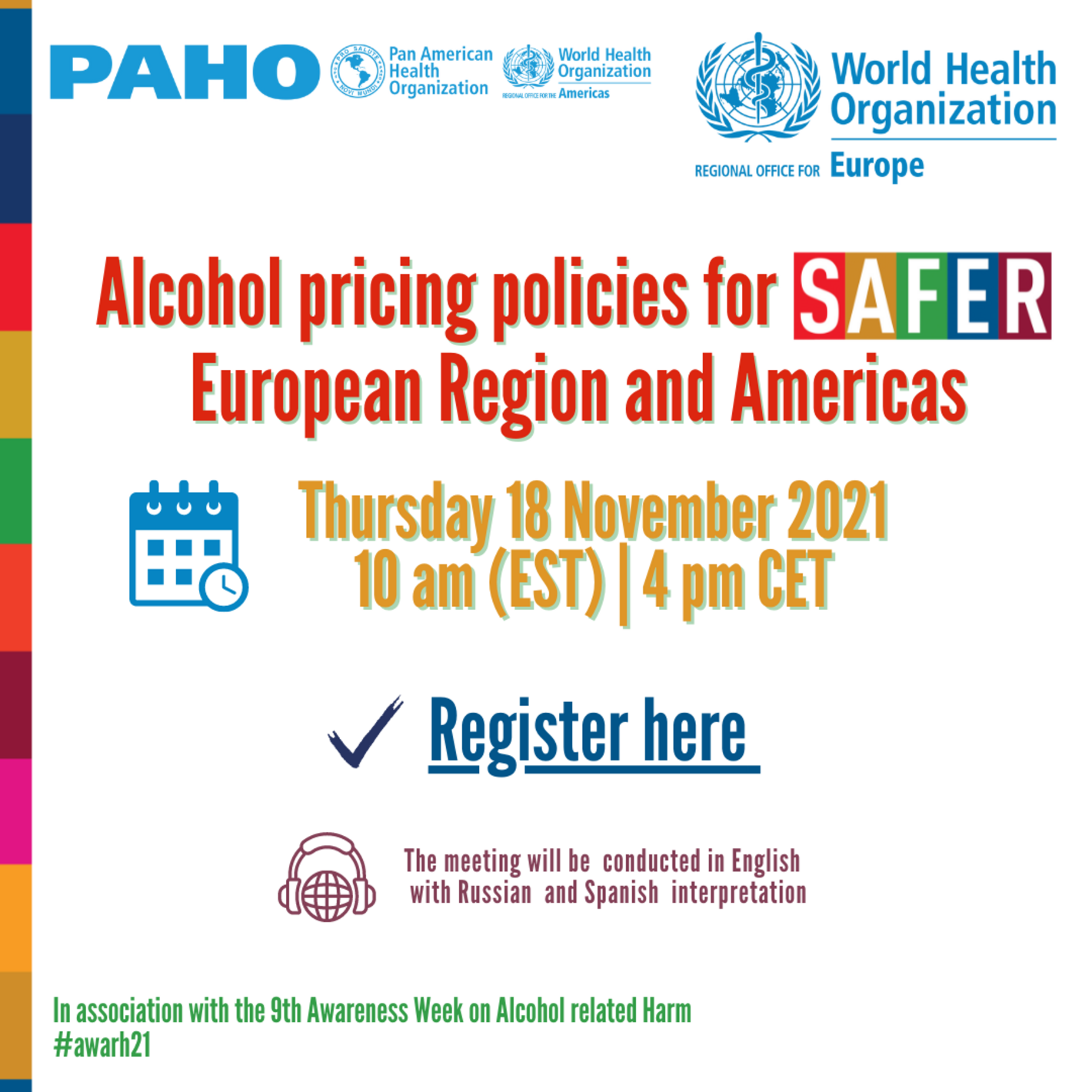 Webinar - Pricing policies for a SAFER European Region and Americas 