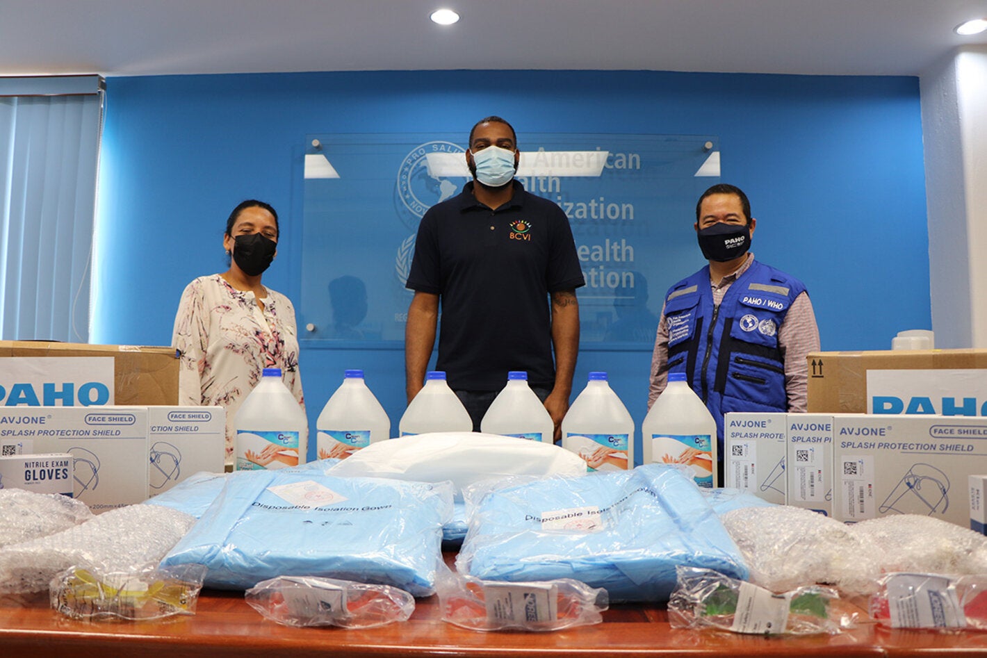 PAHO rep with BCVI reps