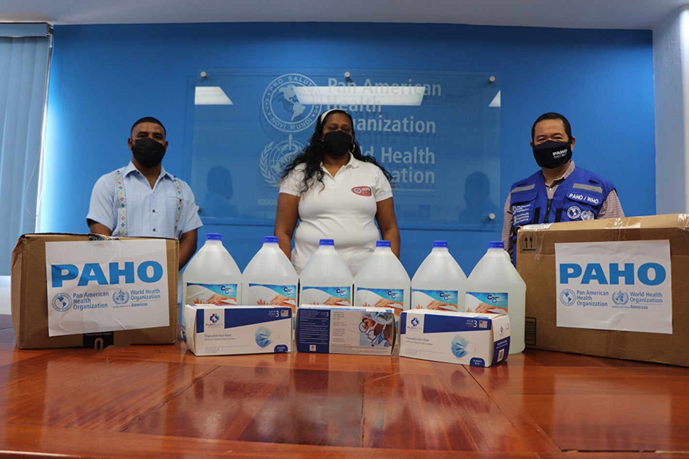 SCFB representatives with PAHO/WHO Technical