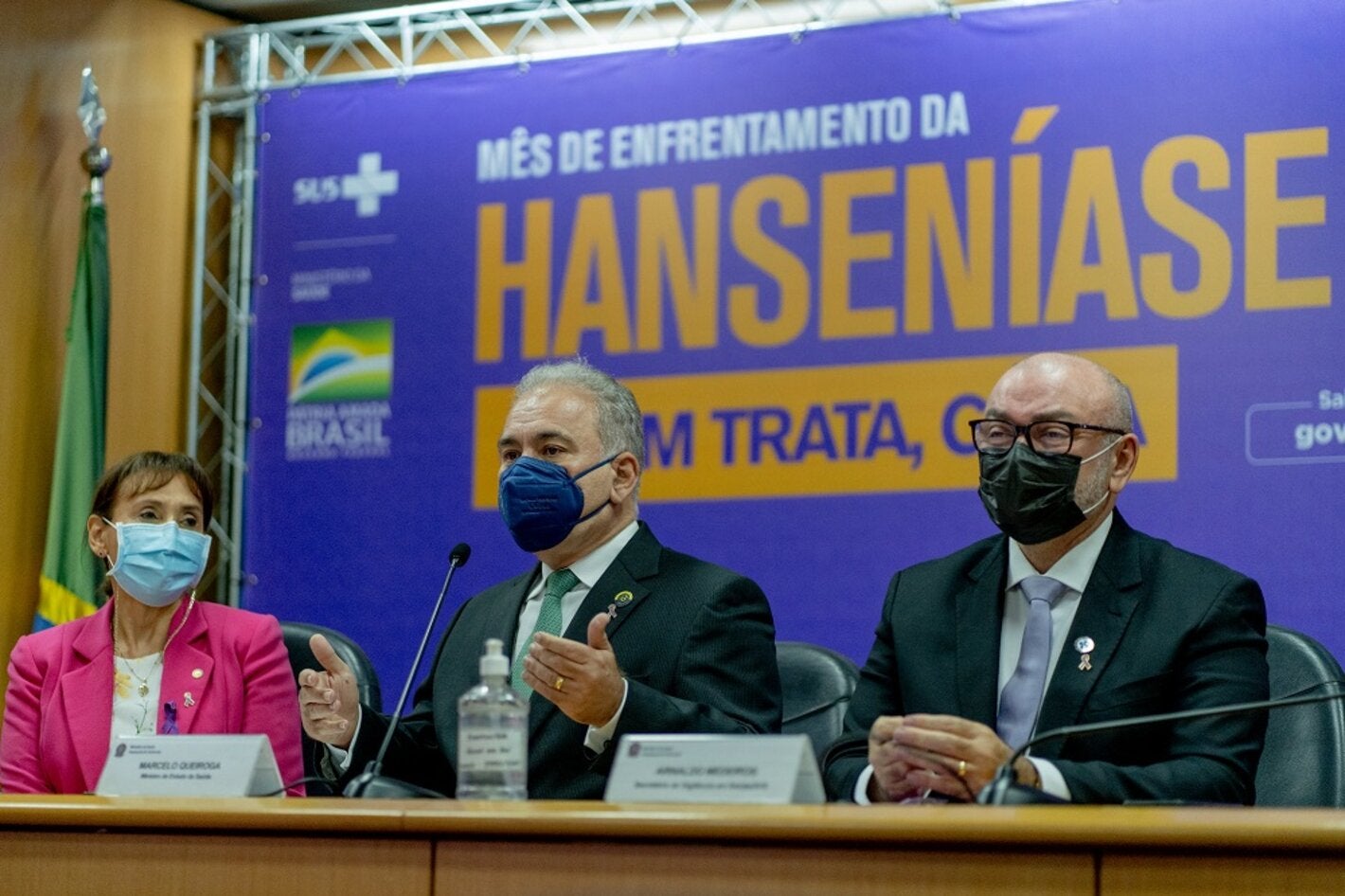 Cerimônia alusiva ao mês de enfrentamento da hanseníase no Brasil
