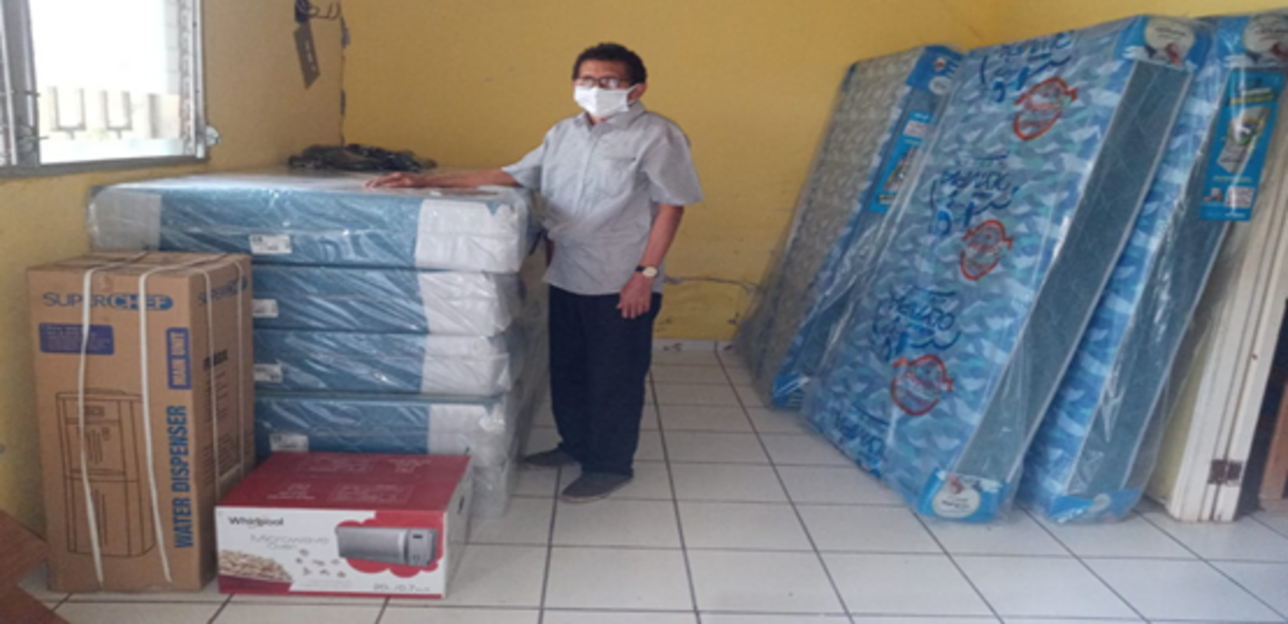 equipamiento del Hogar Materno de Pespire