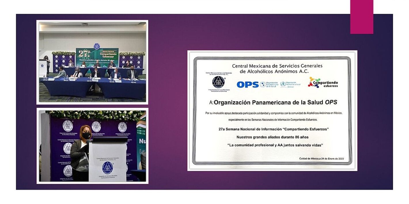 Evento Alcohólicos Anónimos