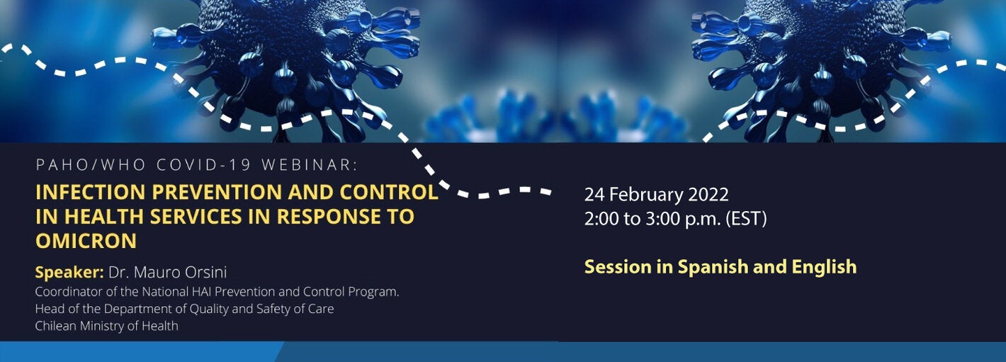 Webinar: Infection Prevention and Control in Health Services in Response to Omicron
