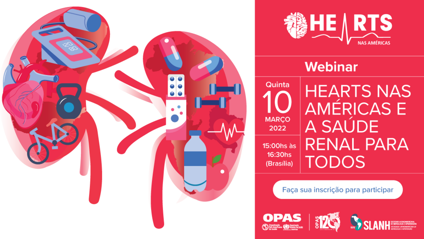 Webinar: HEARTS nas Américas y saúde renal para todos