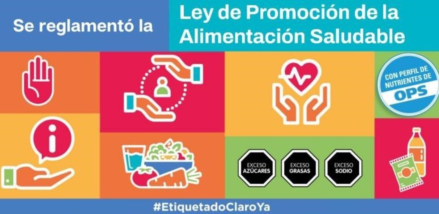OPS/OMS celebra la Reglamentación de la ley de promoción de la alimentación saludable de Argentina 