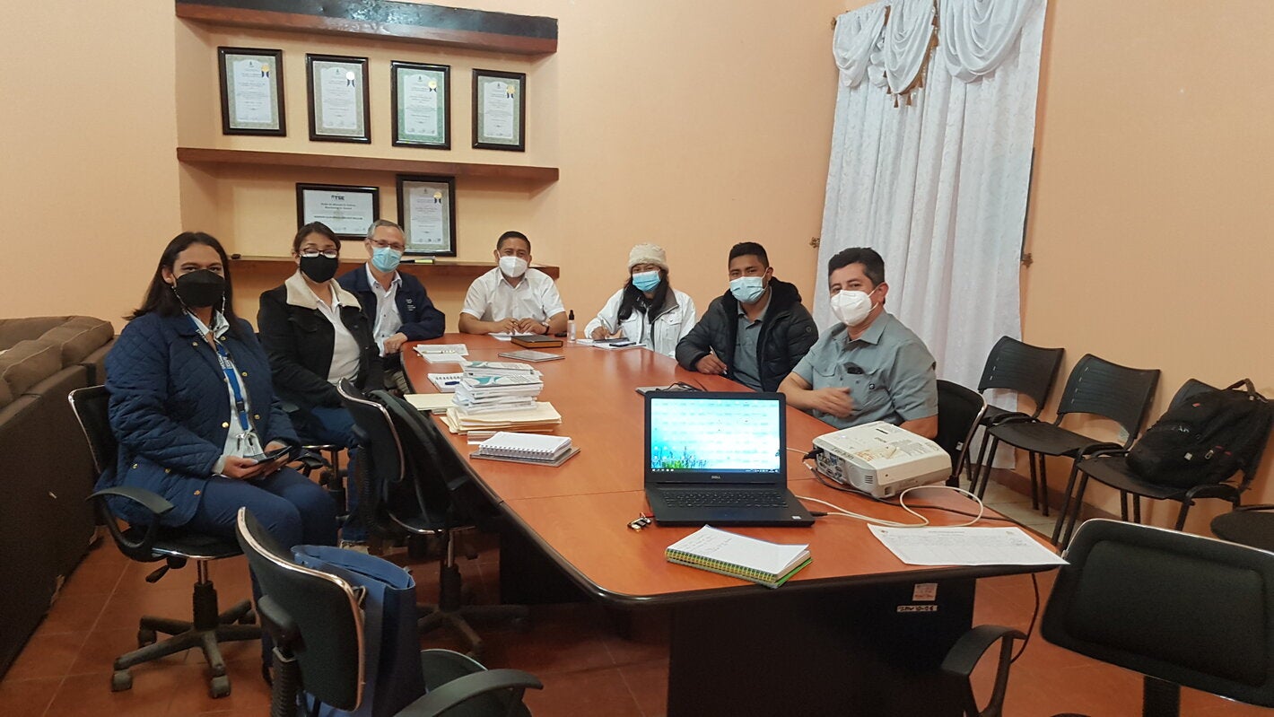 visita a Alcaldía de Yamaranguila