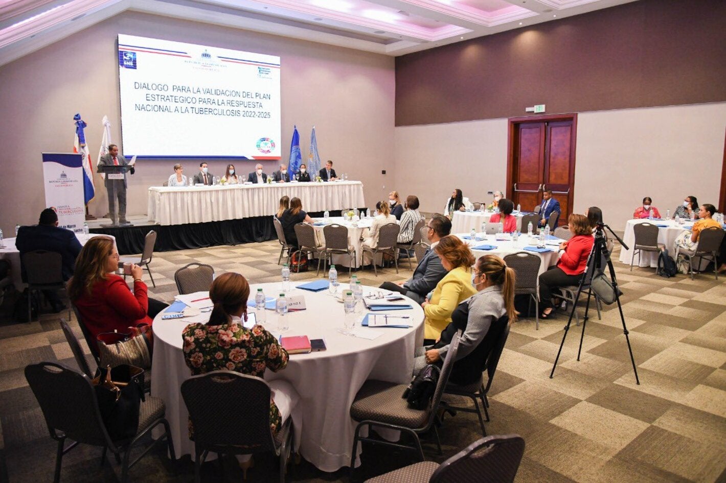 Durante el evento el “Dialogo de la Respuesta Nacional a la Tuberculosis”.