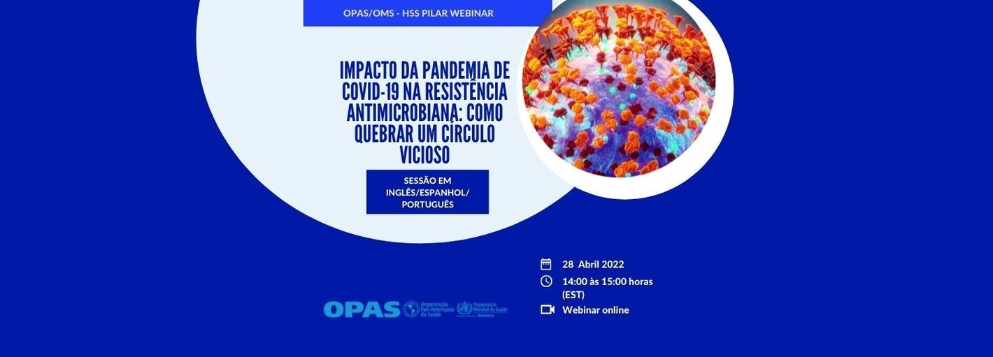 Workshop:Impacto da Pandemia de COVID-19 na resistência antimicrobiana: como quebrar um círculo vicioso