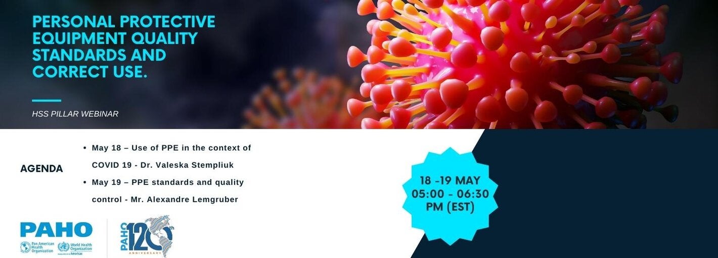 Workshop: Personal protective equipment, quality standards and correct use.” 