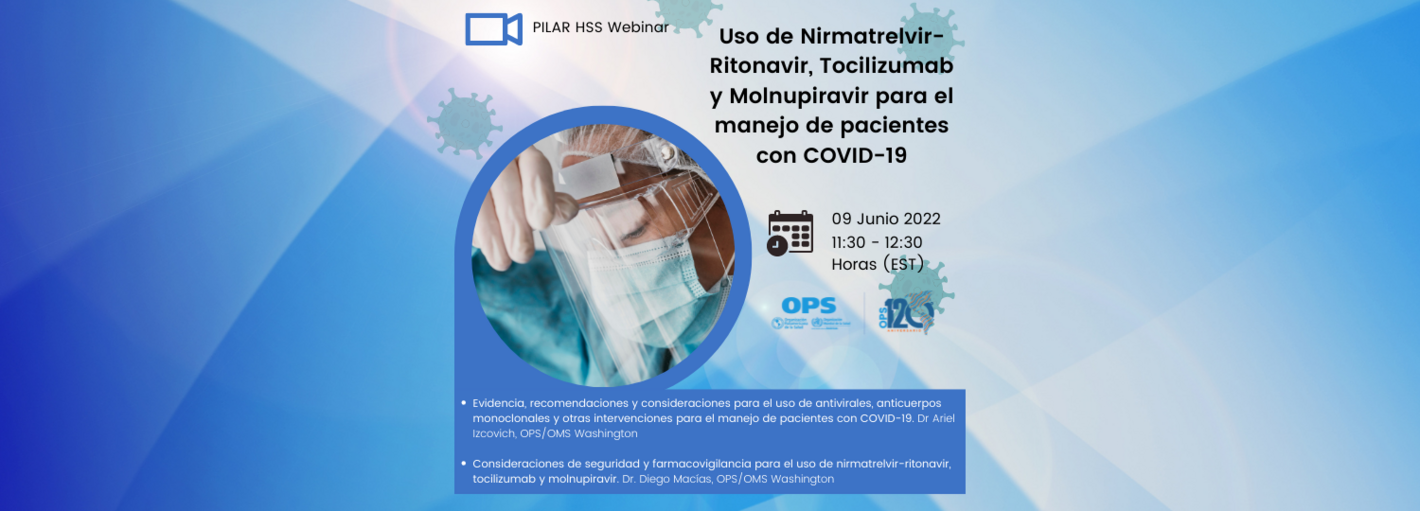 Uso de Nirmatrelvir-Ritonavir, Tocilizumab y Molnupiravir para el manejo de pacientes con COVID-19.
