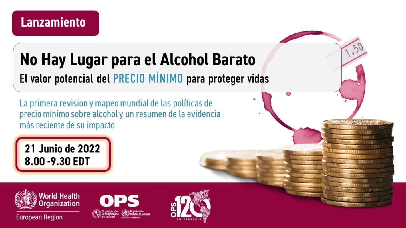 Lanzamiento del Informe OMS/Europa sobre Precio Mínimo del Alcohol