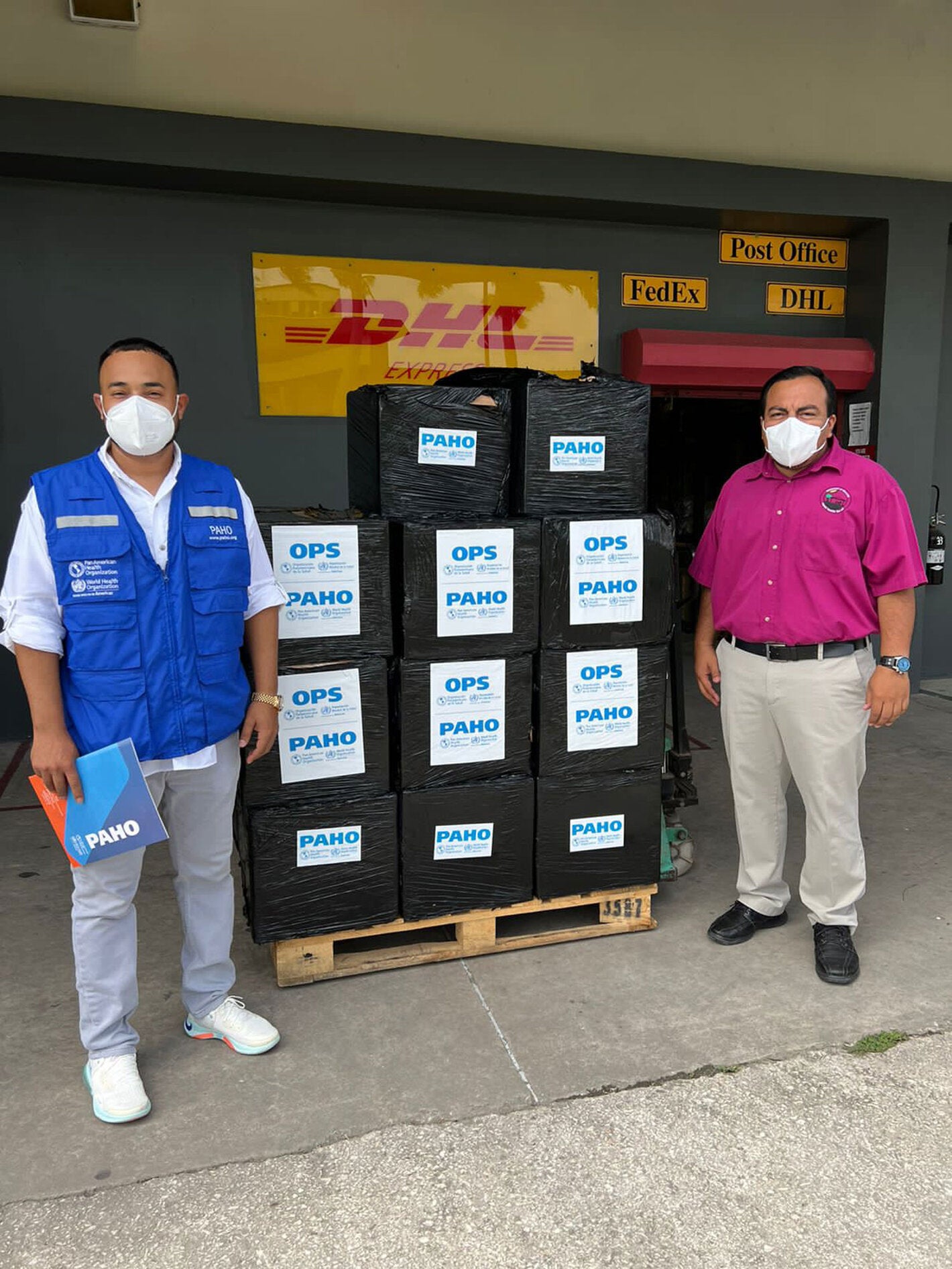 Malaria RDTs handed over MoHW Belize