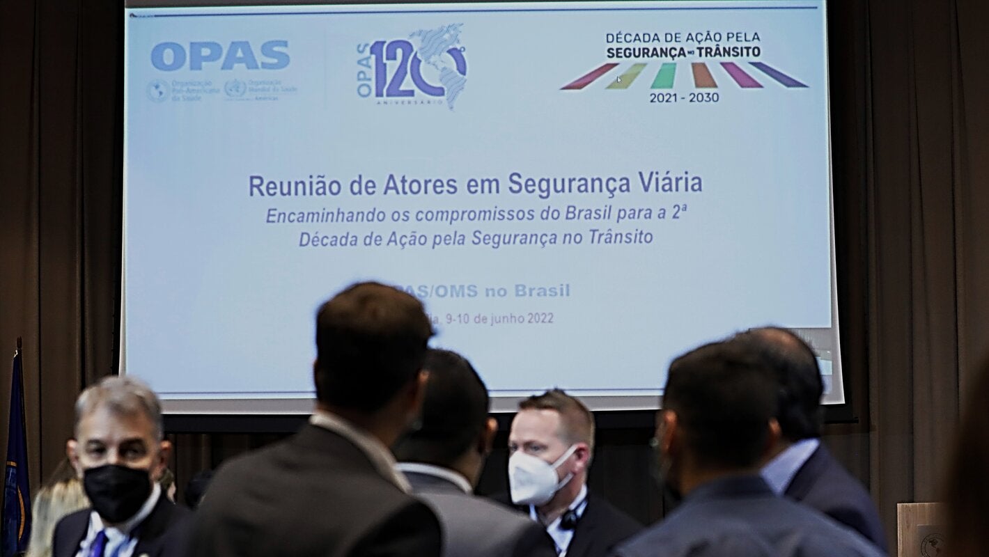 PAHO/WHO Office in Brazil promotes a Meeting Road Safety