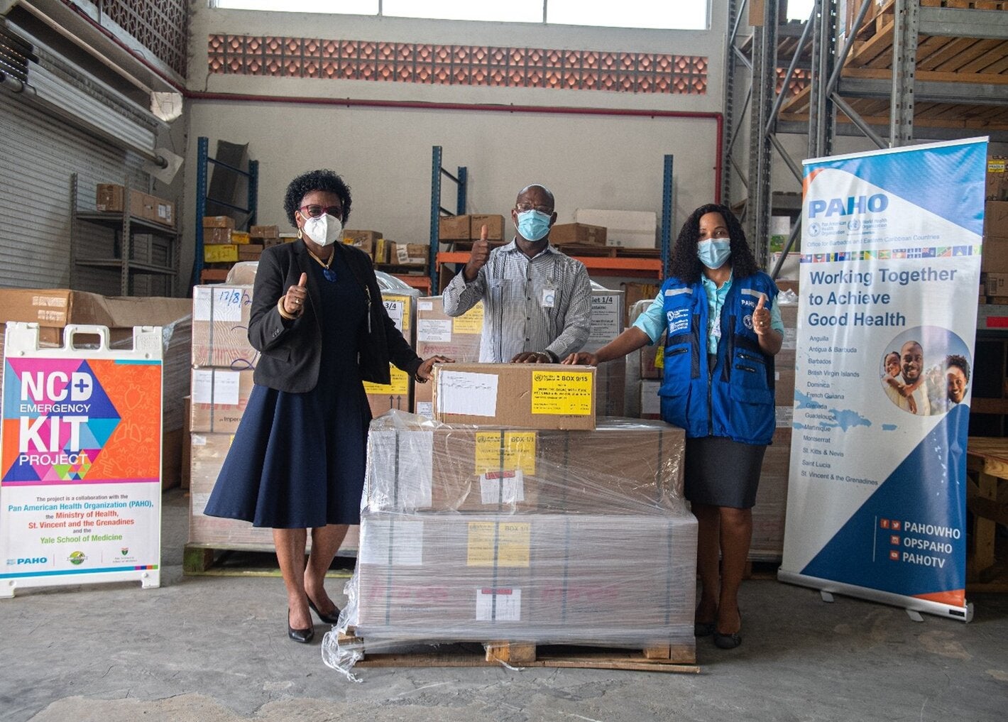 NCD kit arrives to St Vincent