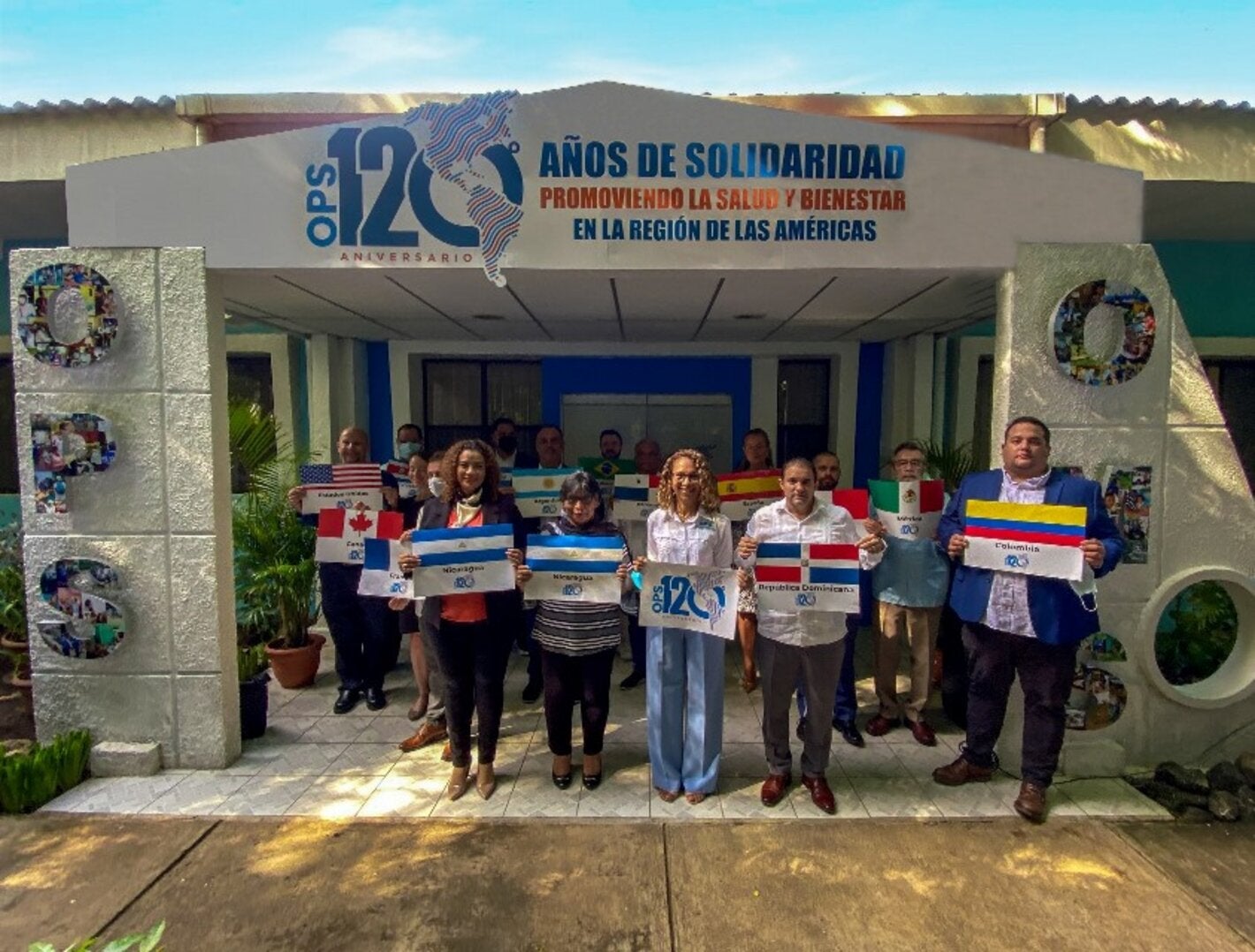 Celebración de 120 aniv con Estados Miembros y MINSA