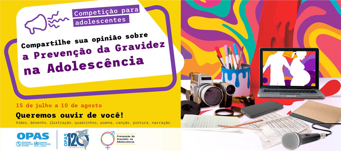 Participe do Concurso Vozes Adolescentes - Prevenção da Gravidez na Adolescente