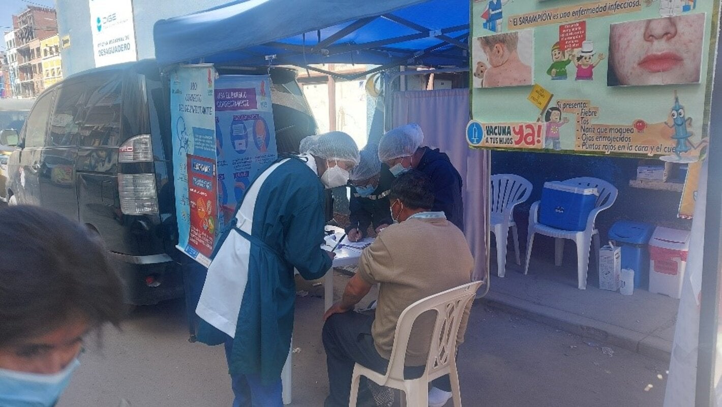 Punto conrtol  COVID-19 en desaguadero