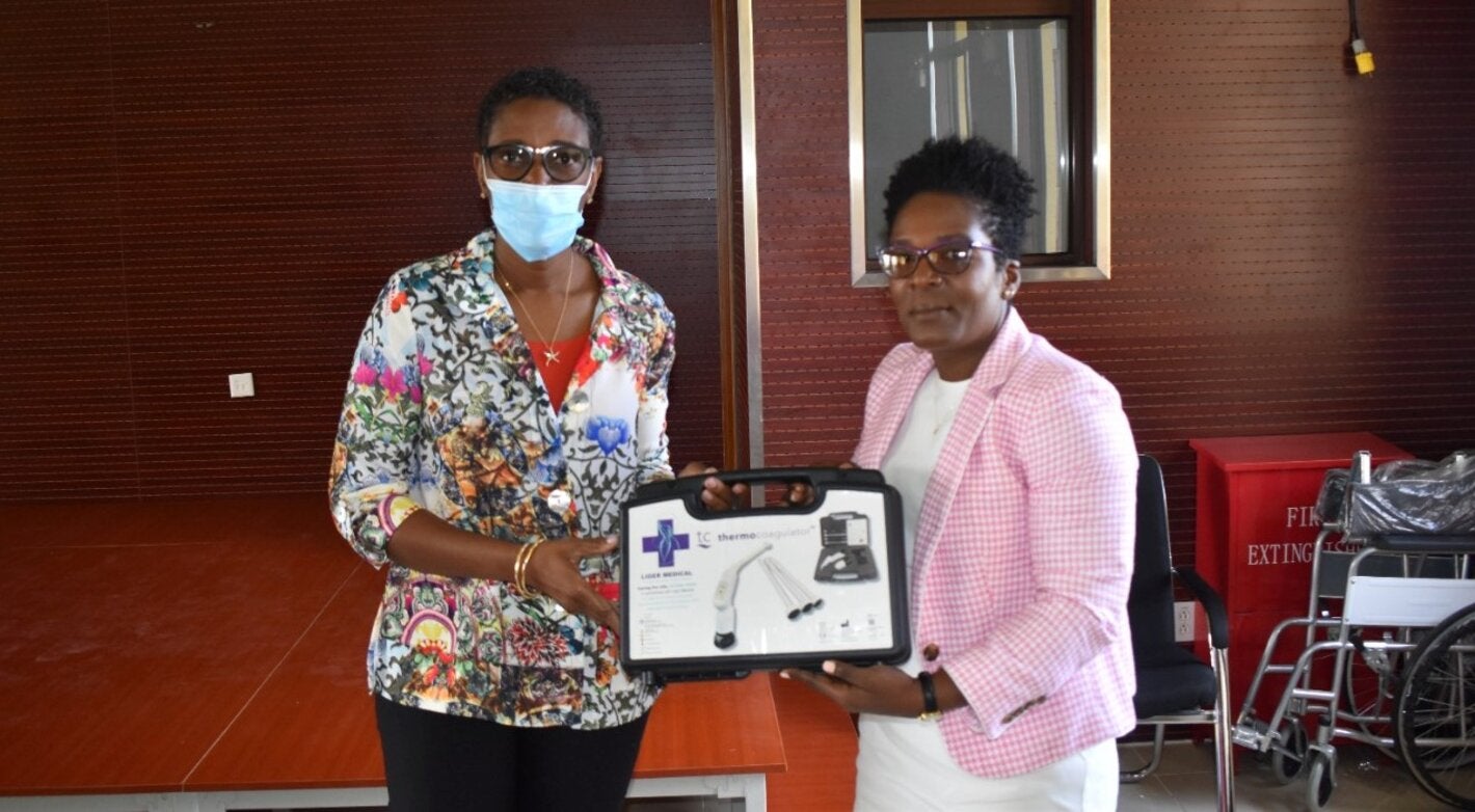 Donation of equipment to Antigua and Barbuda