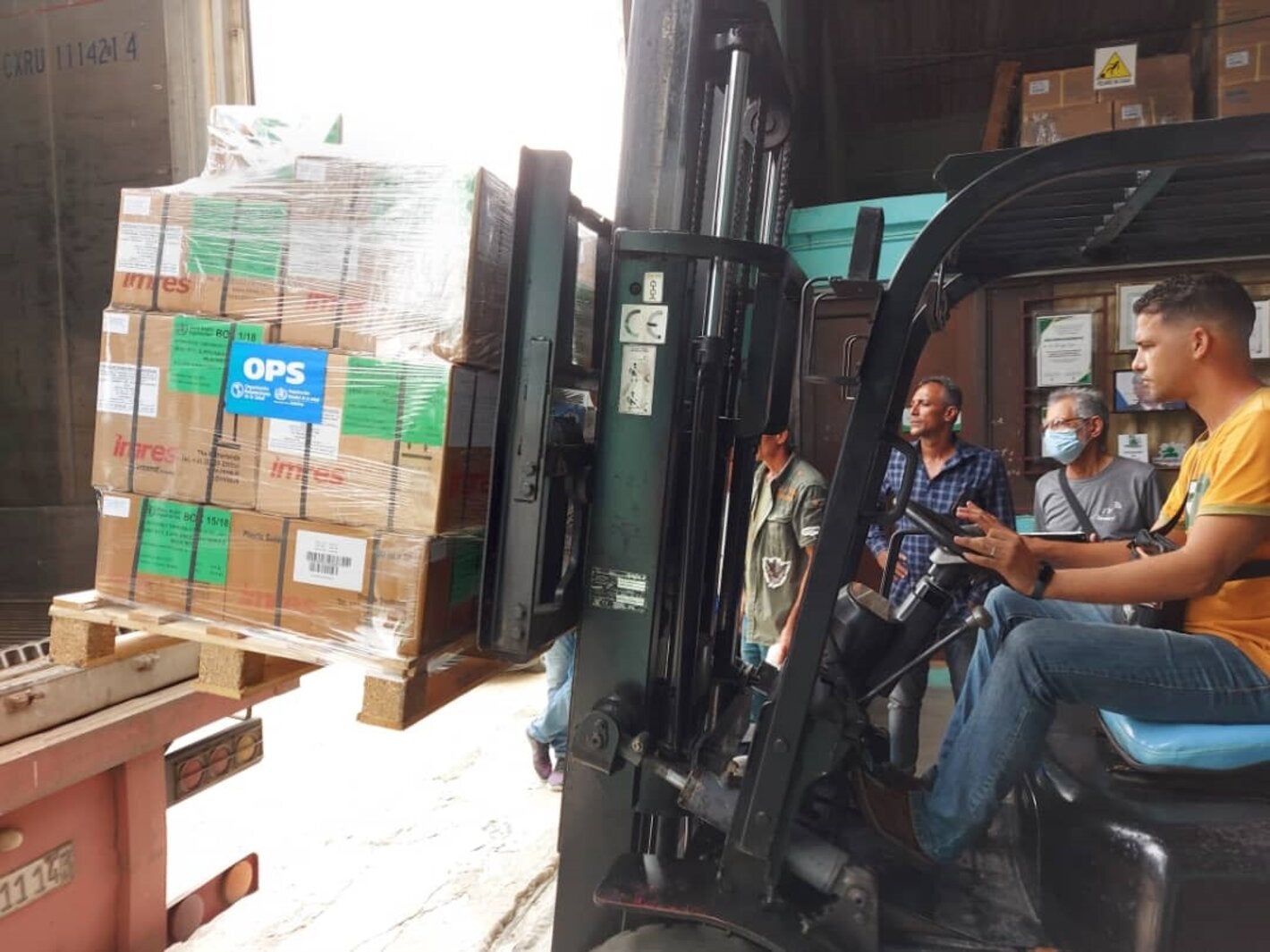 Donancion a Matanzas desde OPS Cuba