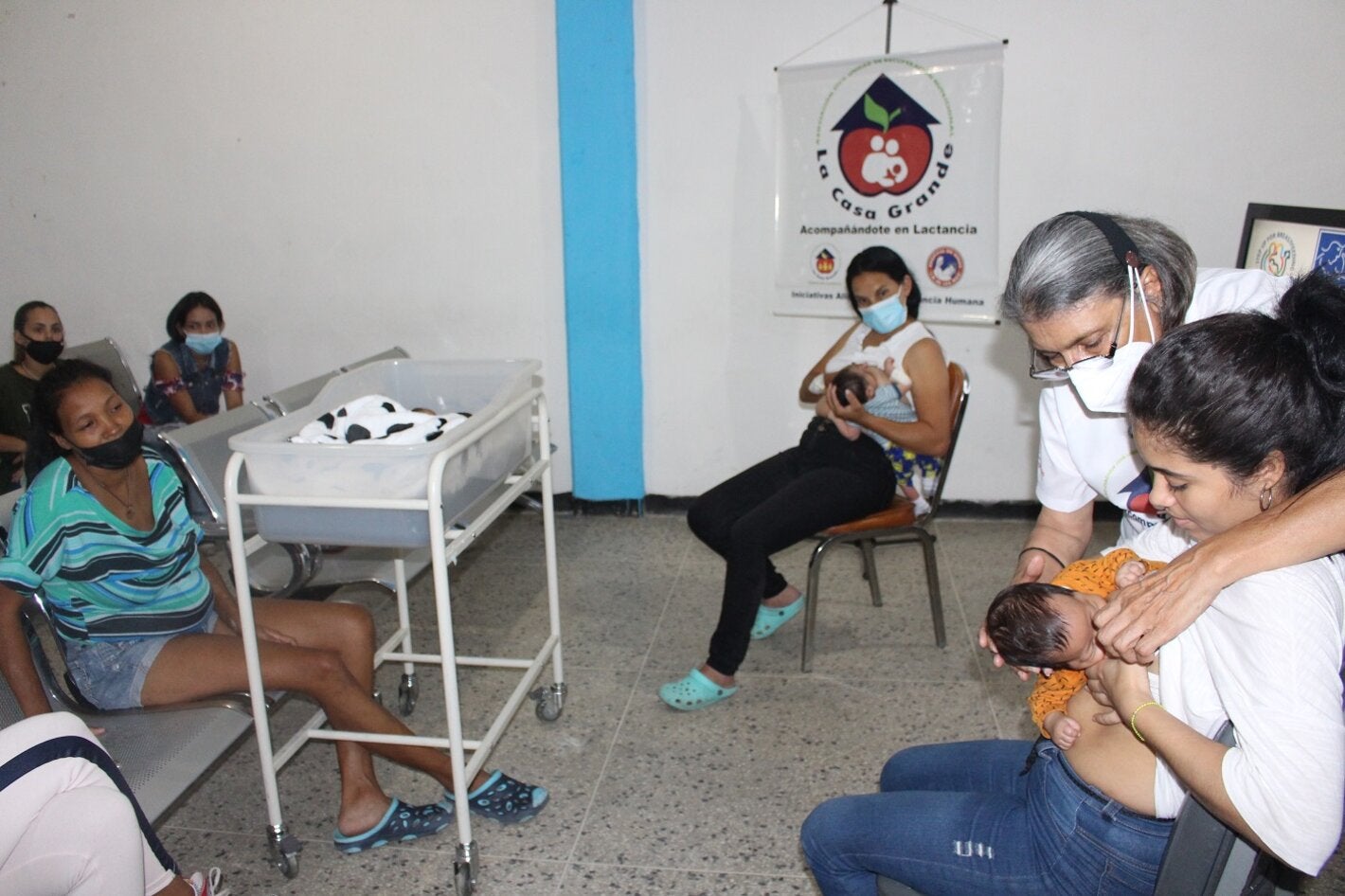 Clínica abierta de lactancia materna en Materno Infantil del Este, Petare