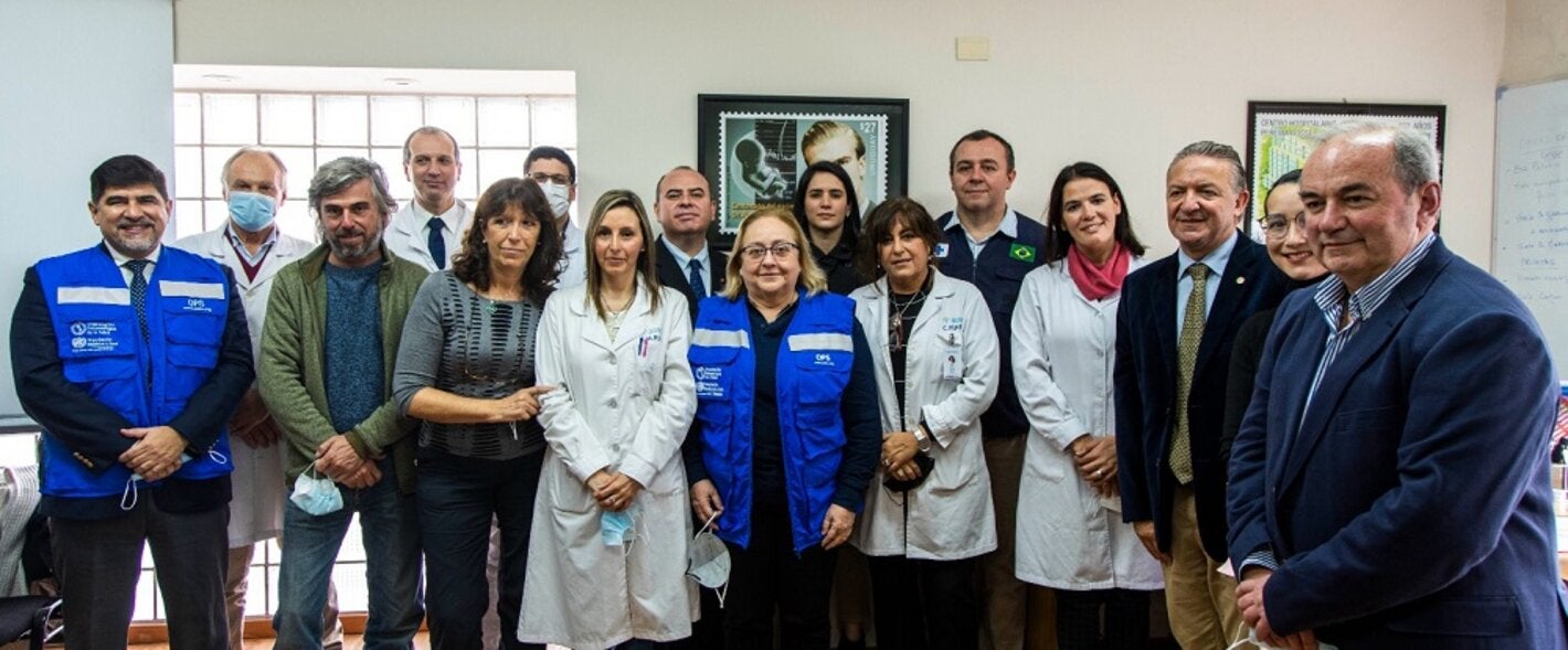 Delegación en el Hospital Pereira Rossell