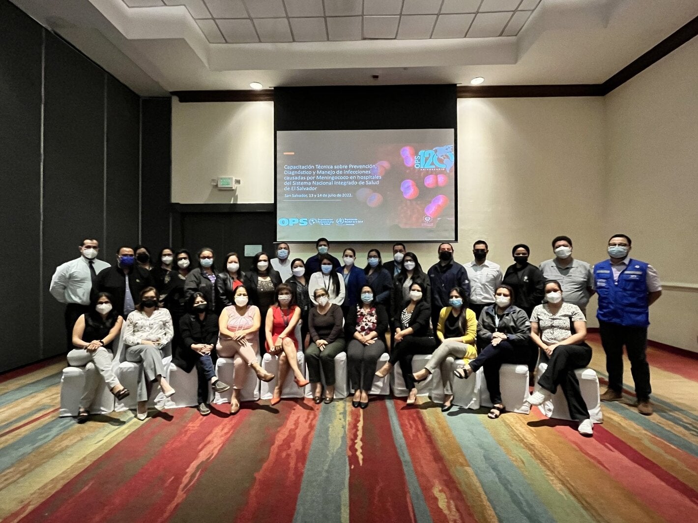 taller meningococo en El Salvador