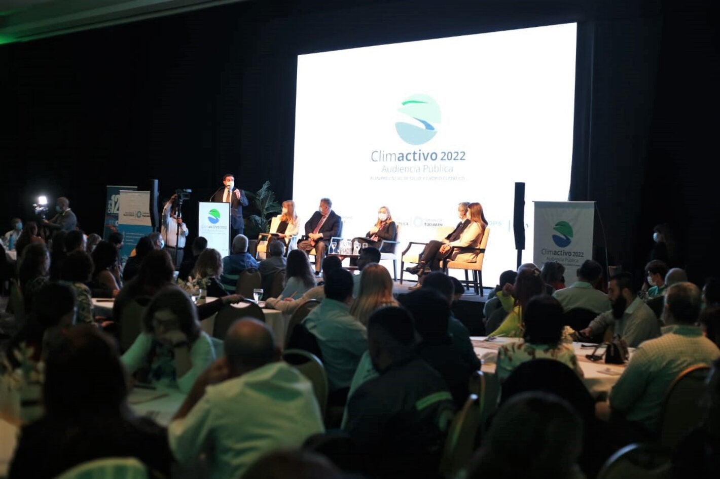 Las autoridades durante la apertura del foro. Foto: gentileza Prensa Ministerio de Salud Pública de Tucumán.