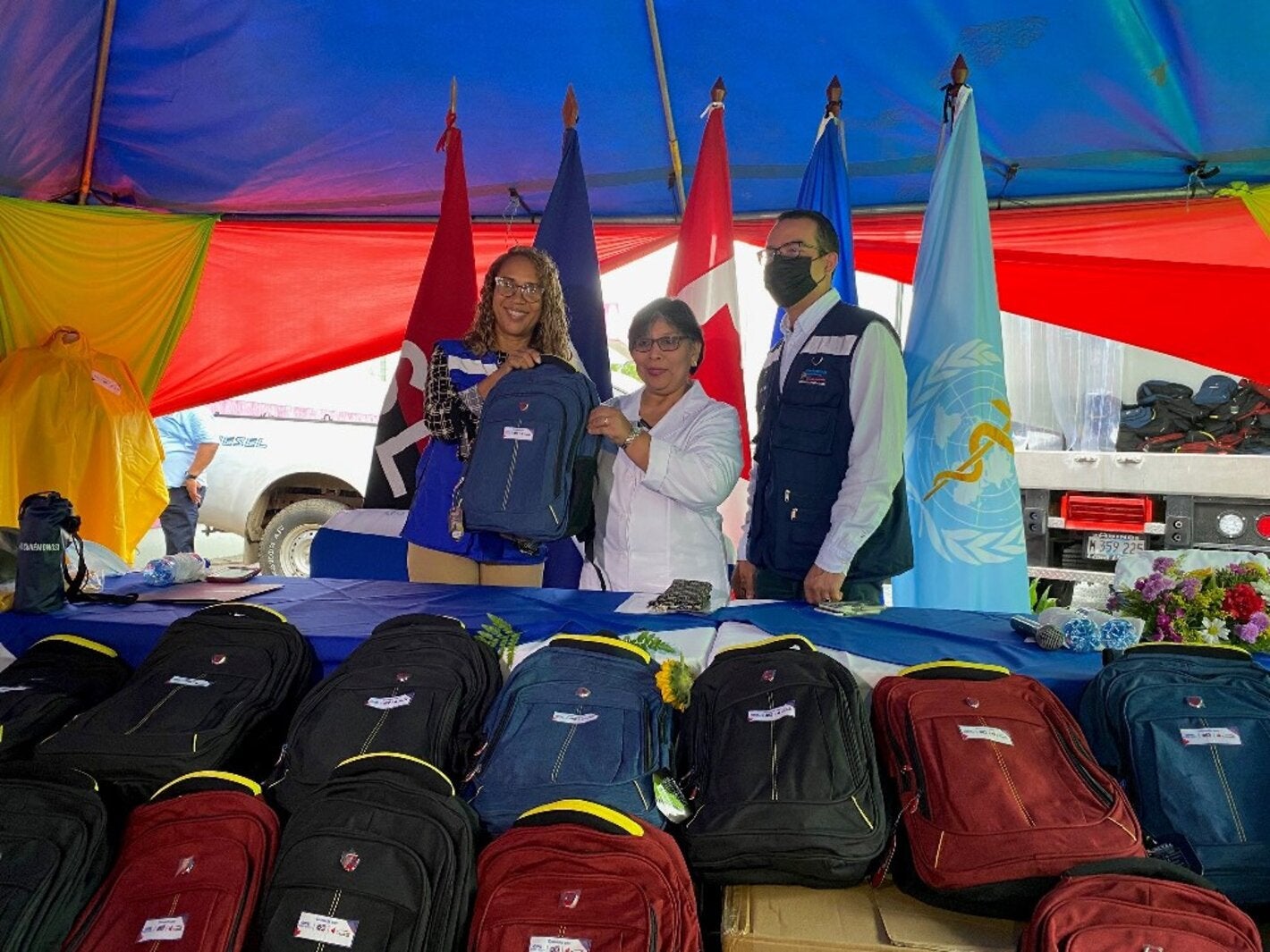 Donación de equipamiento básico para zonas del caribe