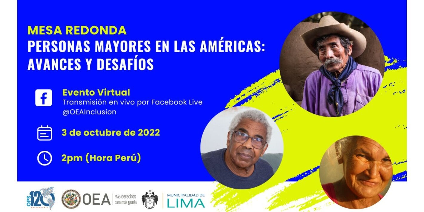 mesa redonda personas mayores en LAC