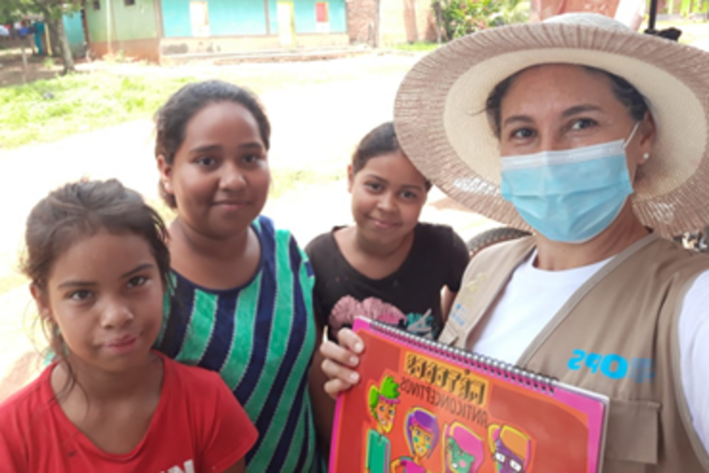 Voluntaria en Olancho trabaja con la comunidad