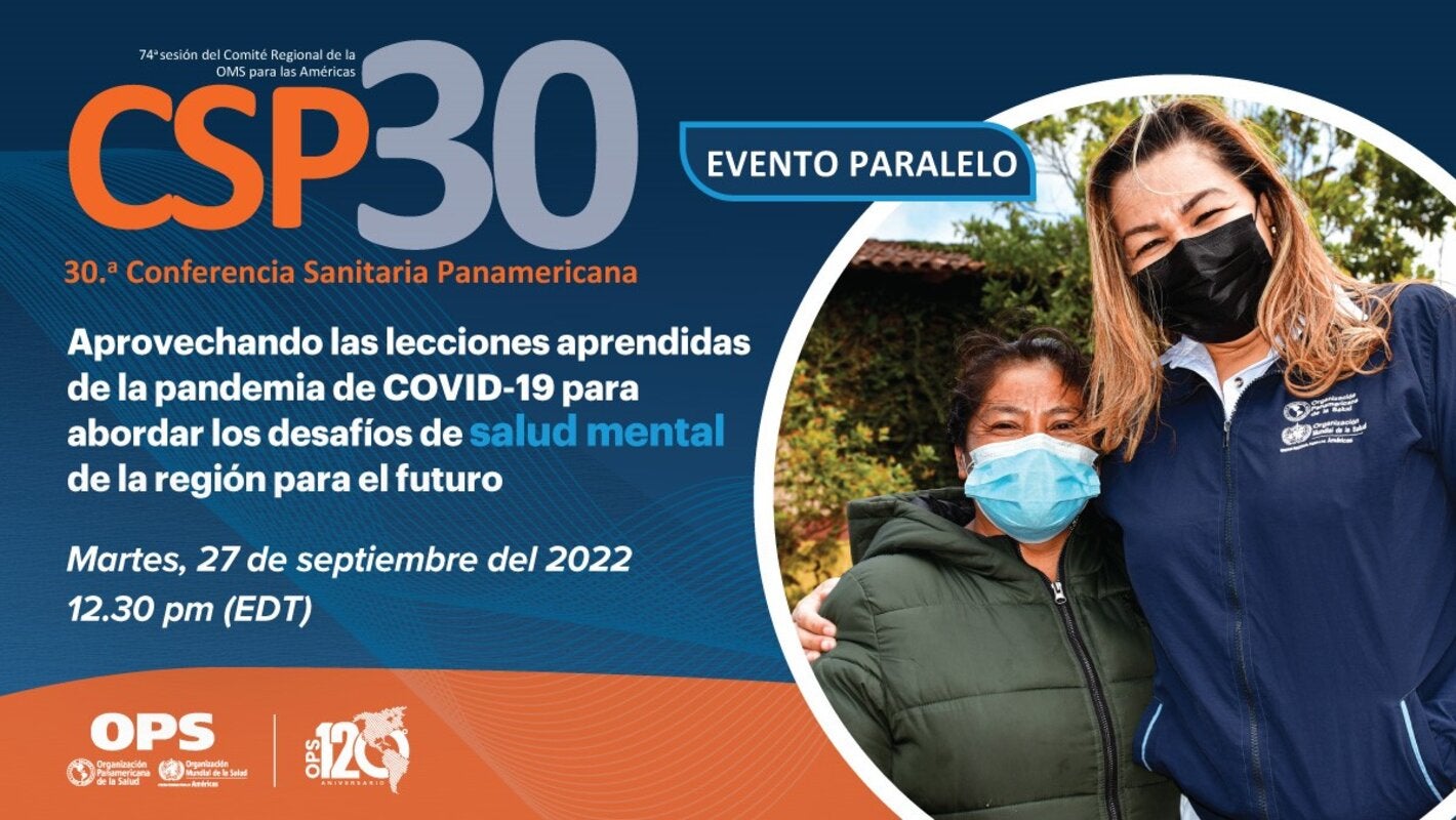 Aprovechando las lecciones aprendidas de la pandemia de COVID-19 para abordar los desafíos de salud mental de la región para el futuro