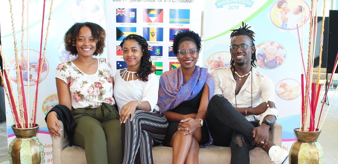 Youth who attended the inagural Caribbean Congress for Youth and Adolescent Health
