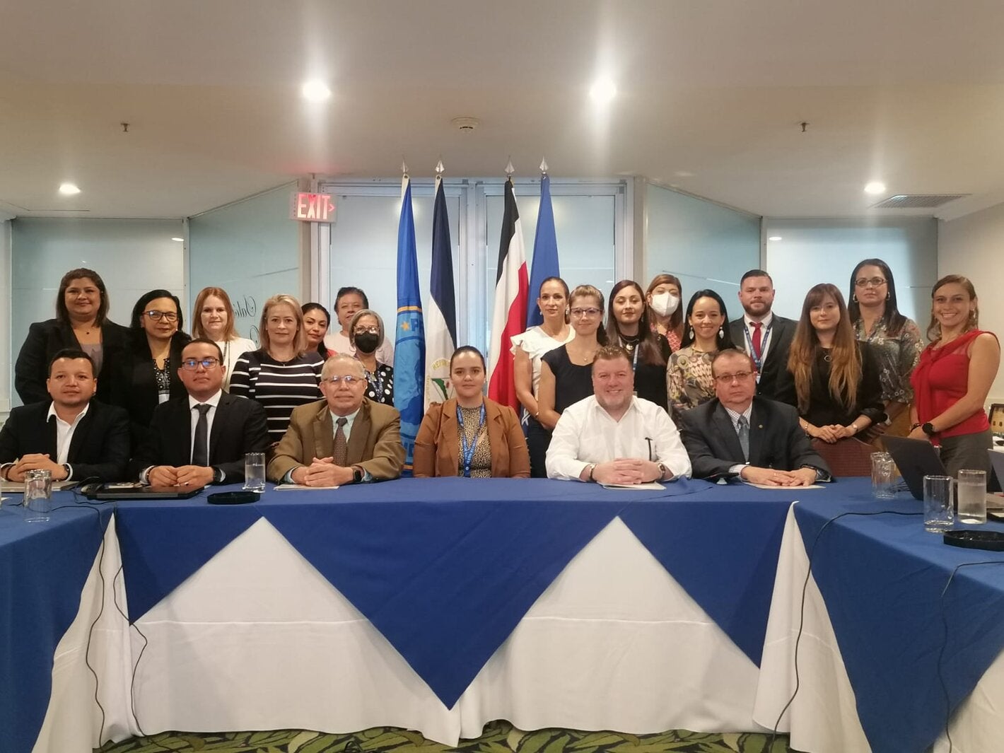 Participantes de la reunión bilateral de Costa Rica y Nicaragua