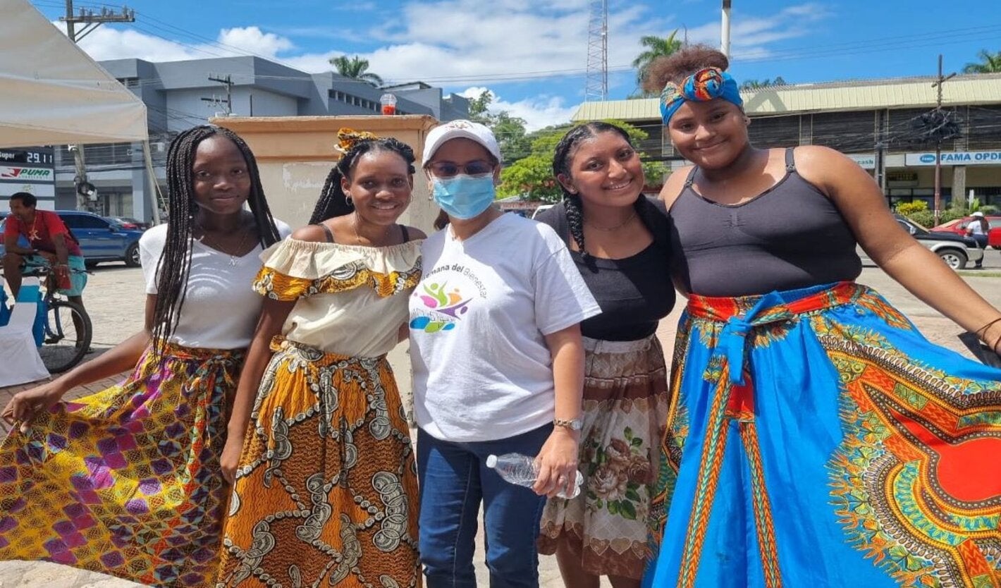 feria de la salud en Semana del Bienestar en La Ceiba
