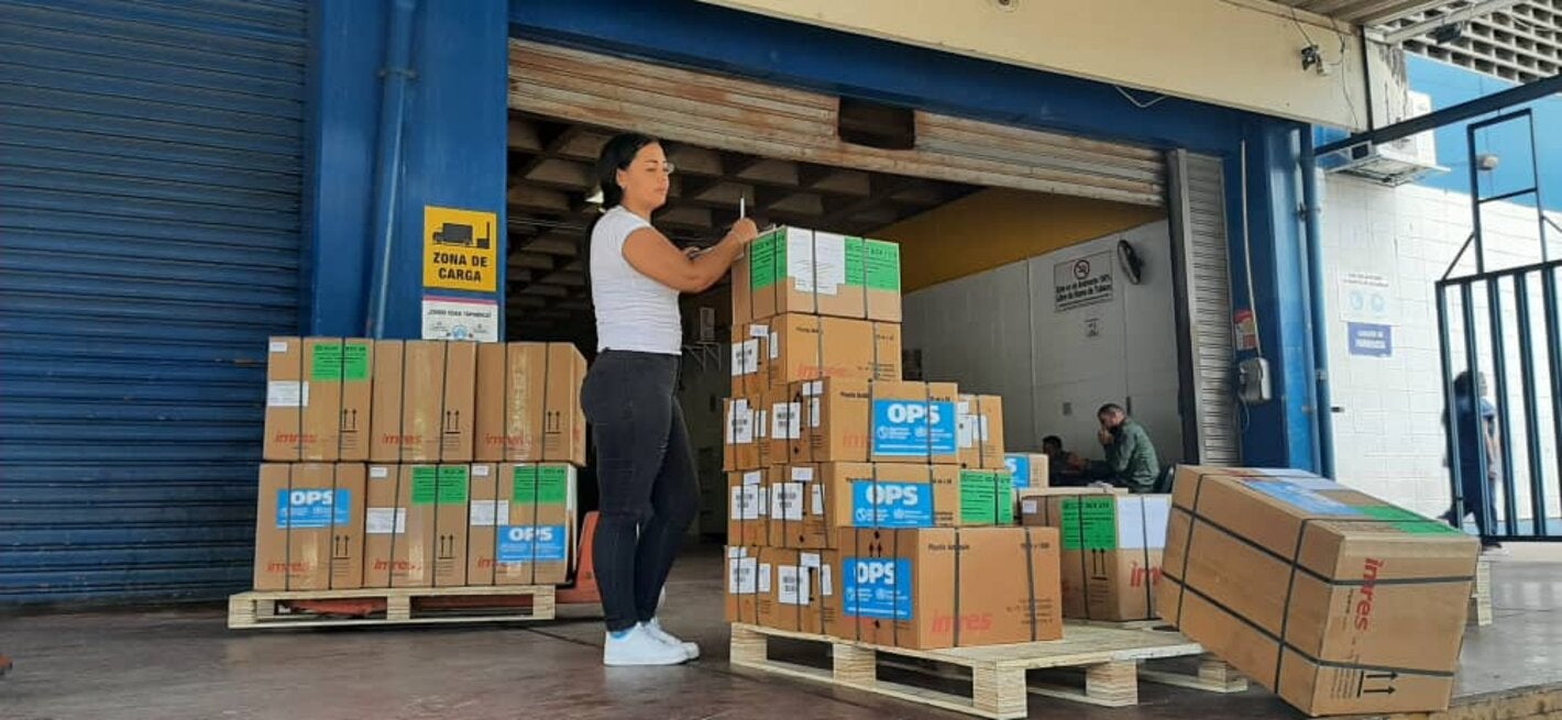 Medicinas entregadas por OPS para atender tragedia en Las Tejerías