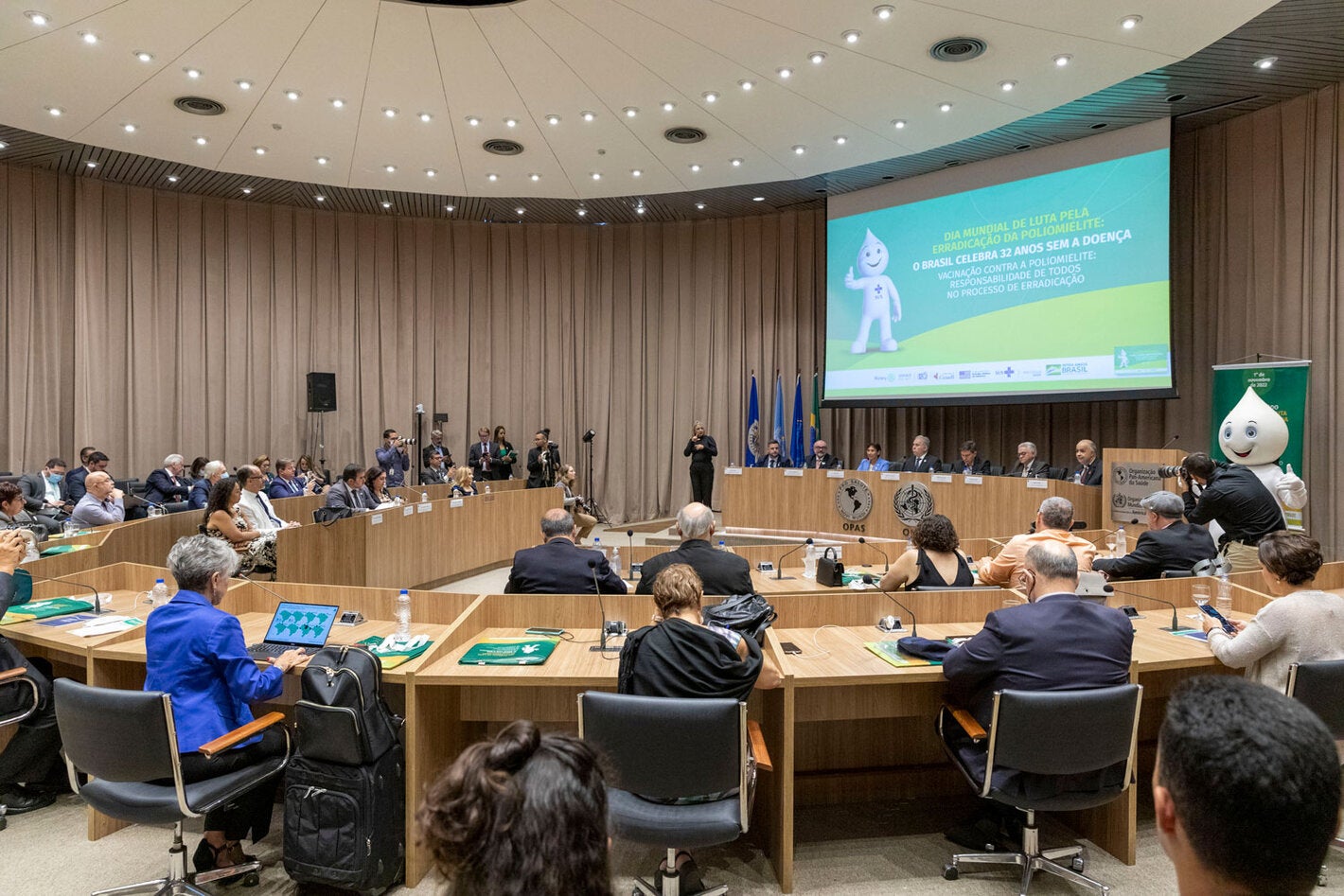 Evento no auditório da OPAS