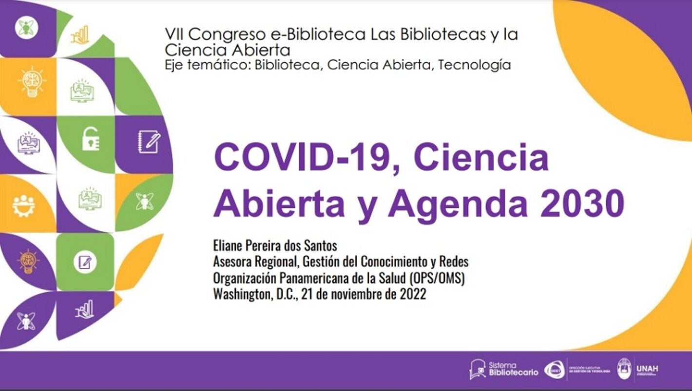 Conferencia COVID-19, Ciencia Abierta y Agenda 2030