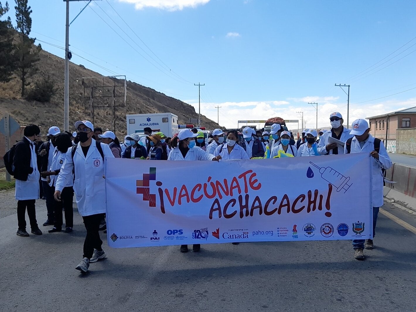 Vacunacion Achacachi Bolivia