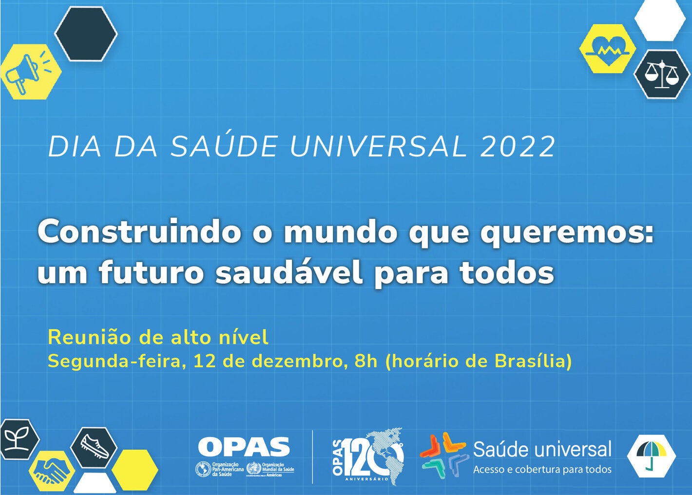 Banner Dia da Saúde Universal 2022