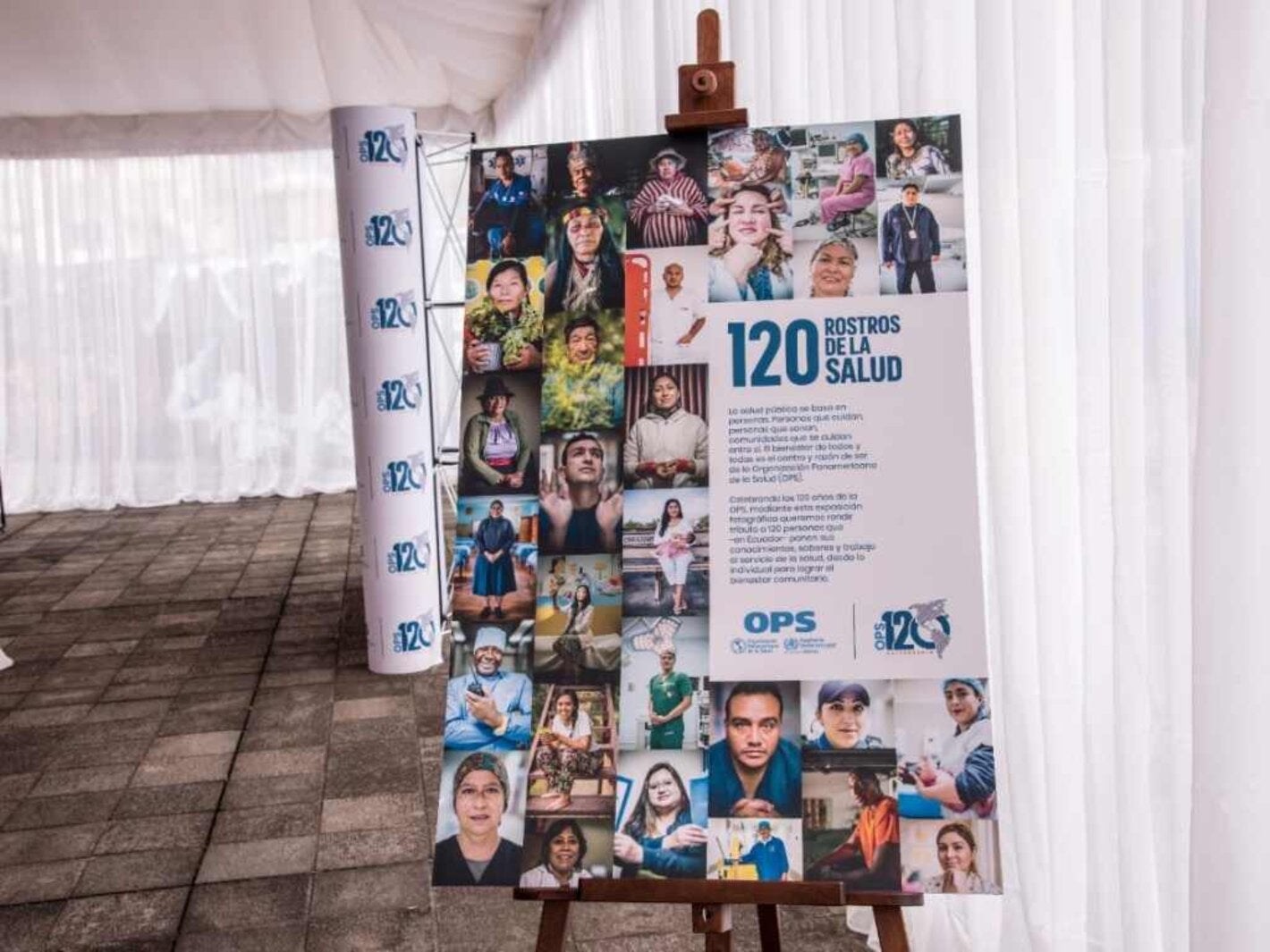 OPS presenta en Ecuador 120 ROSTROS DE LA SALUD, una exposición fotográfica que rinde tributo a personas que contribuyen con el bienestar y la salud pública