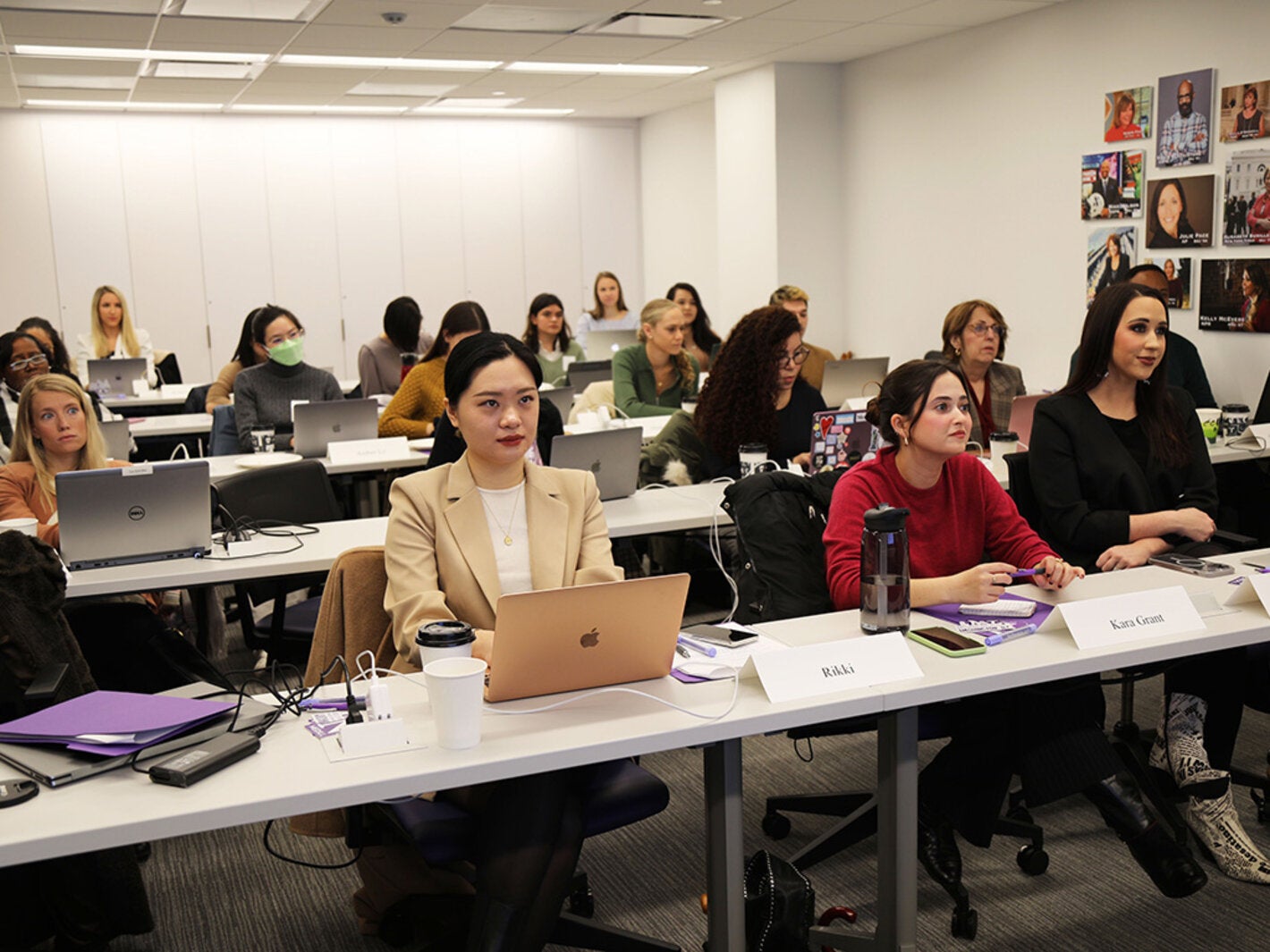 journalist attending the training