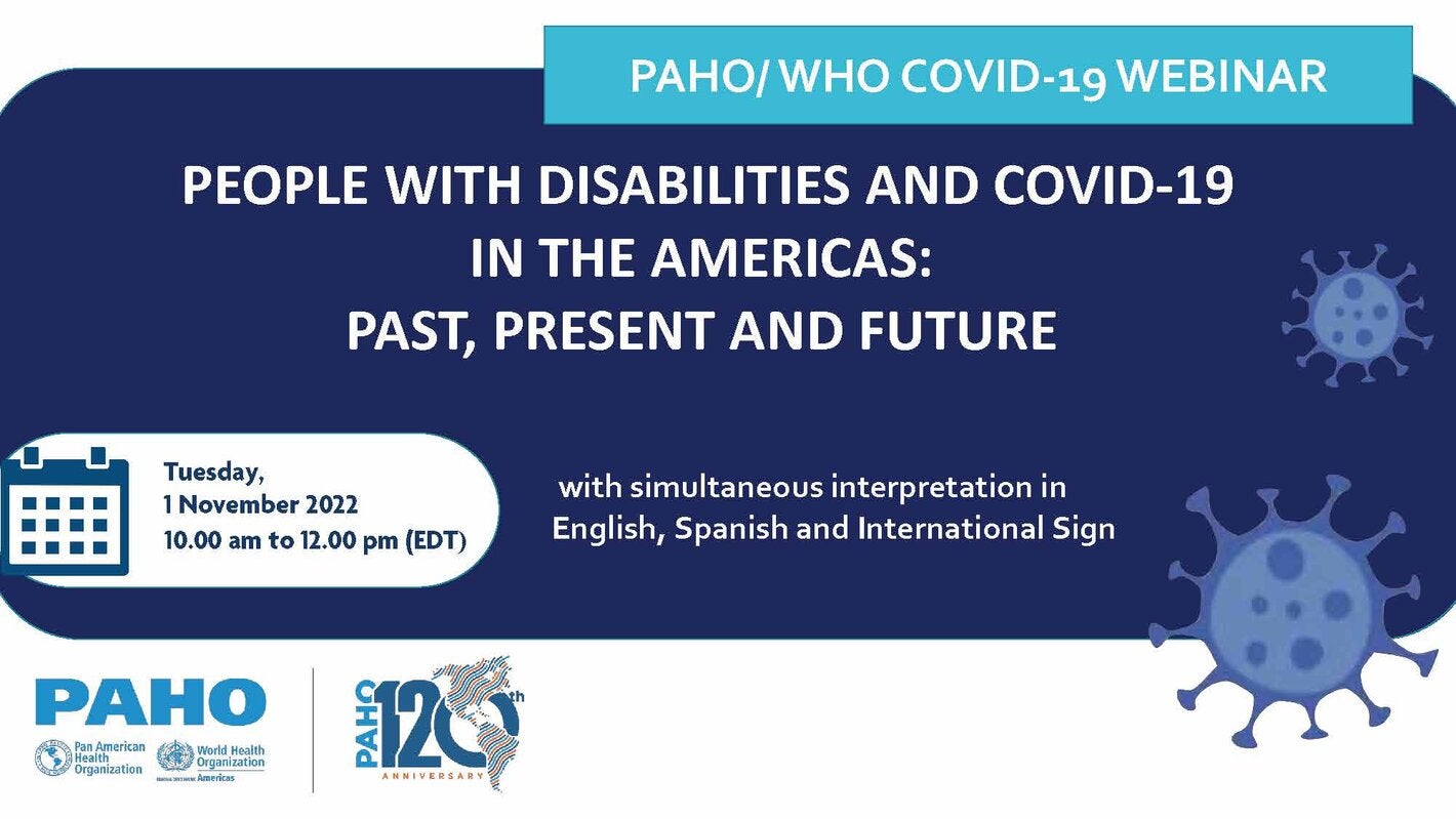 People with disabilities and COVID-19 in the Americas: past, present and future