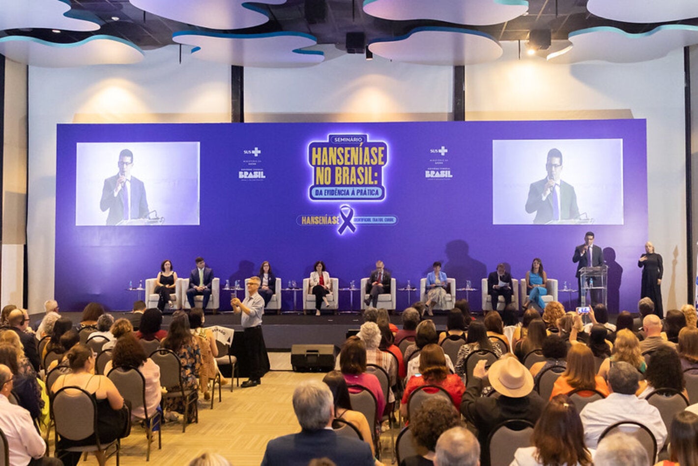Mesa de Abertura do Seminário